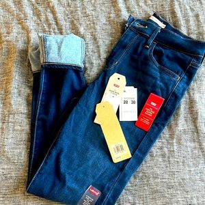 Brand new High rise Levi Jeans never worn tags included sticker on